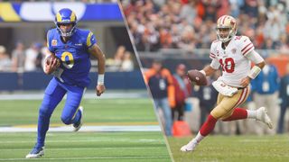 Matthew Stafford of the Los Angeles Rams and Jimmy Garoppolo of the San Francisco 49ers should both feature in the Rams vs 49ers live stream