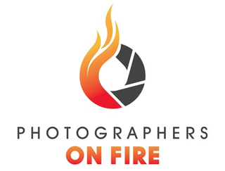 Photographers on fire logo