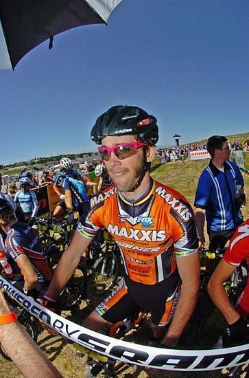 On the start line at Sea Otter, '05