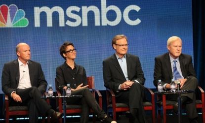 A non-partisan NBCNews.com site could be tainted if it associates itself with the liberal-leaning MSNBC cable channel, which has Rachel Maddow and Lawrence O'Donnell on its roster.