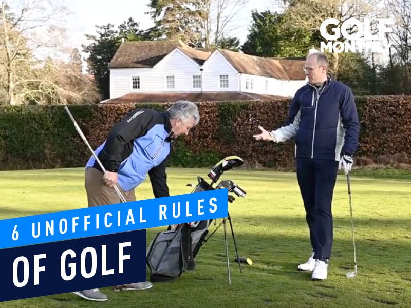 6 Unofficial Rules Of Golf