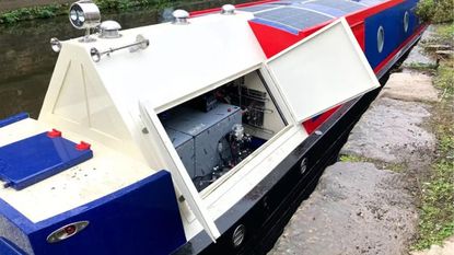 Hydrogen Fuel Cell powered boat.