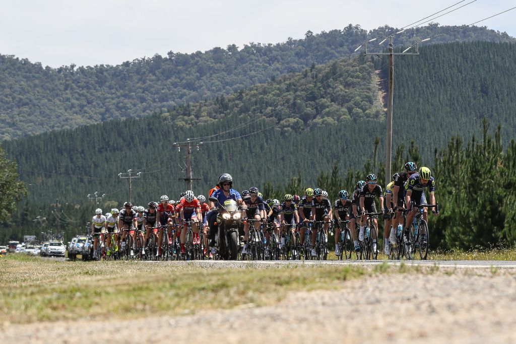 It was day in the Victorian high country for the peloton