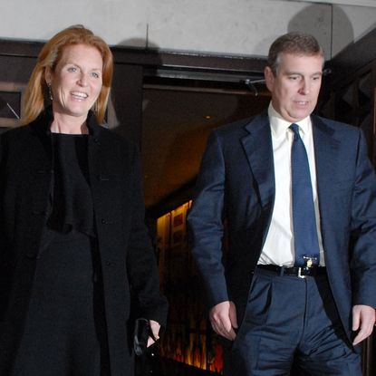 Sarah Ferguson and Prince Andrew at China Tang in London on January 15, 2007