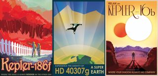 Art Deco-Inspired NASA Travel Posters 