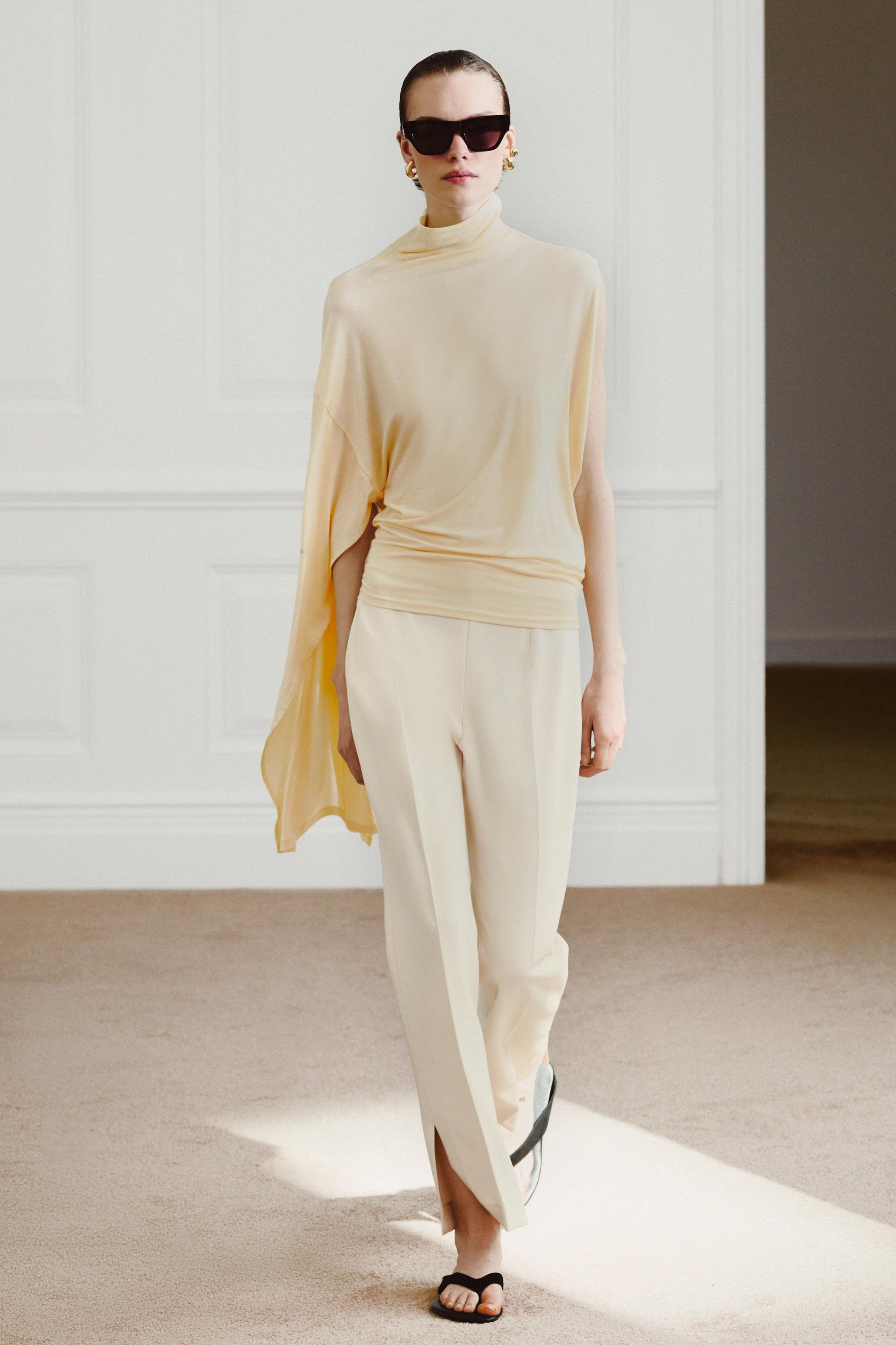 Zw Collection High-Waist Cropped Pants