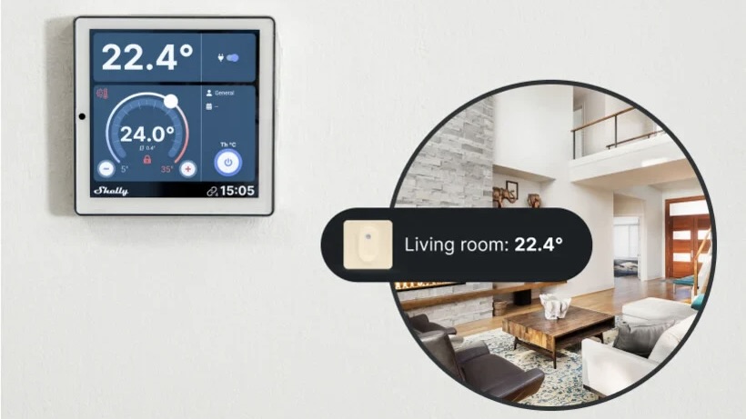 Shelly smart thermostat