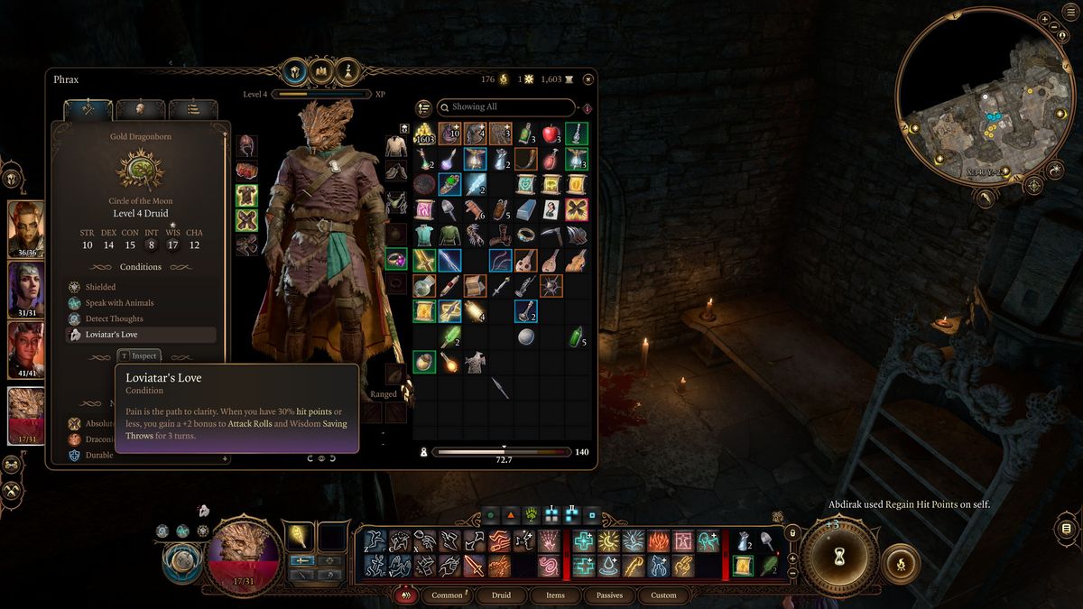 Baldur's Gate 3 Abdirak - Loviatar's Love