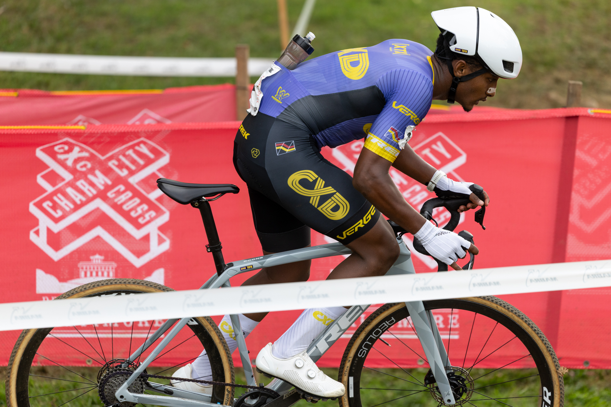 Tofik Beshir in action at Charm City Cross CX 2026