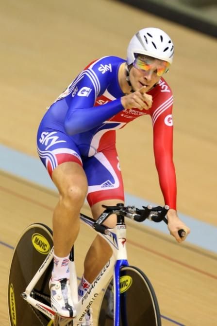 Jonathan Dibben (GBr) announces his talent to the world when he won the individual pursuit round of the men's omnium in his senior debut on the international track scene