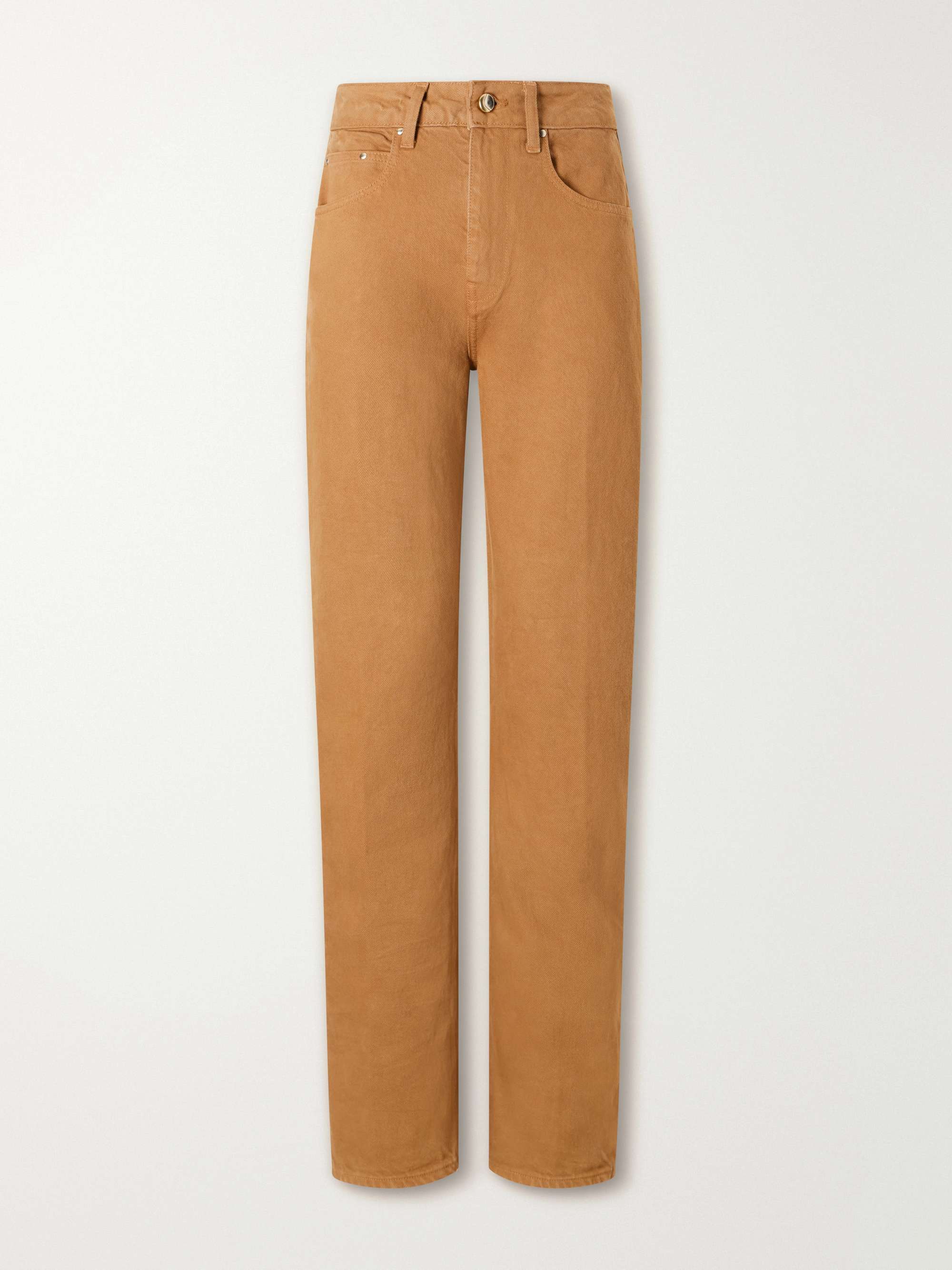 Noon High-Rise Straight-Leg Jeans