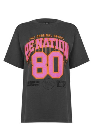 PE Nation One Shot T Shirt oversized gym t-shirts