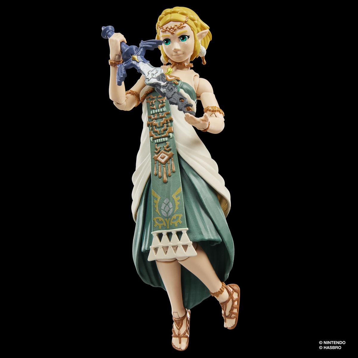 Hasbro Pulse Princess Zelda figure against a dark background
