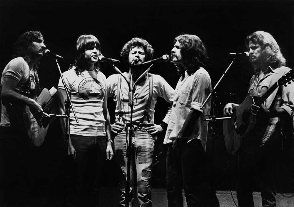 Eagles onstage in 1977