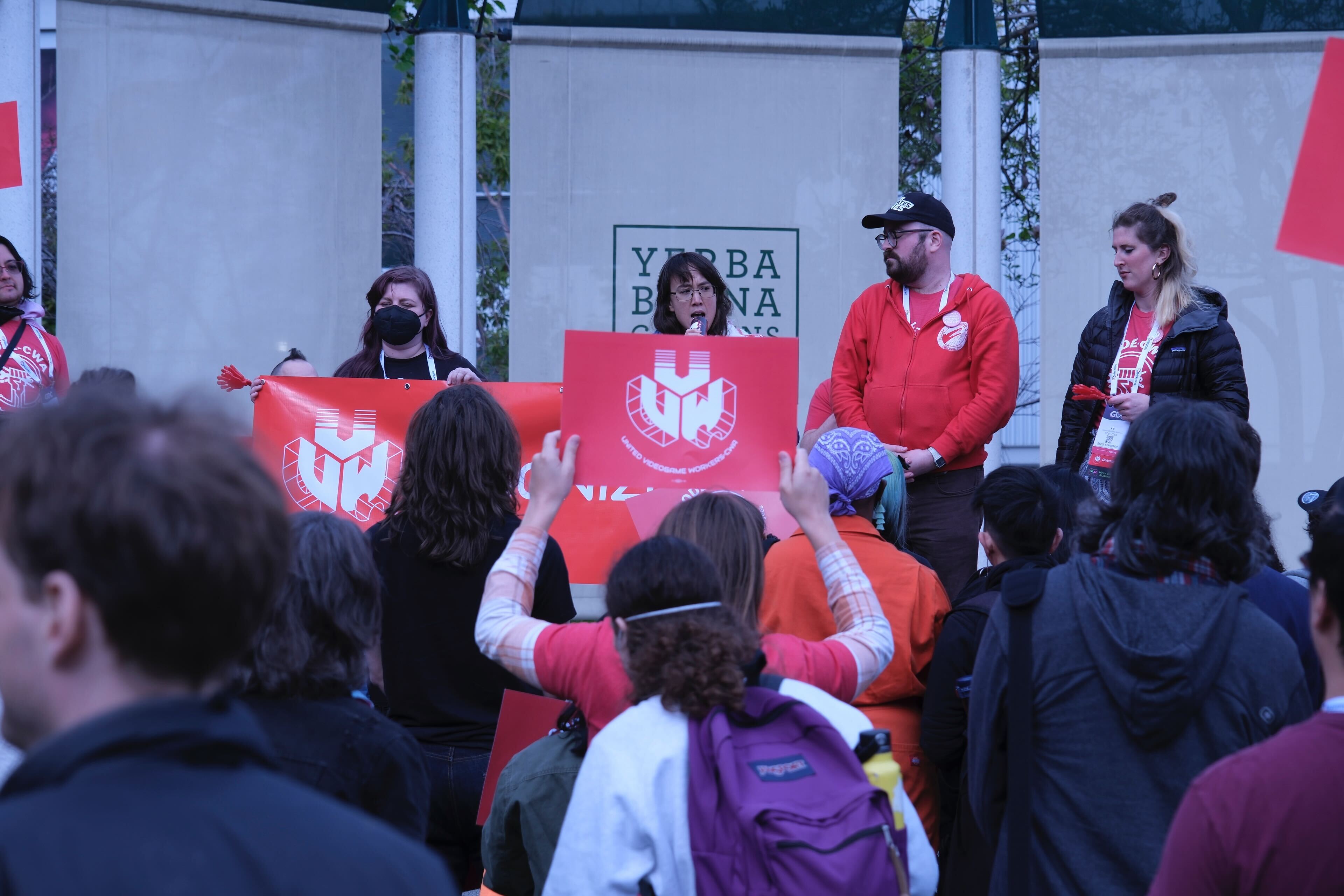 Union organizers and game developers gather at GDC 2025.