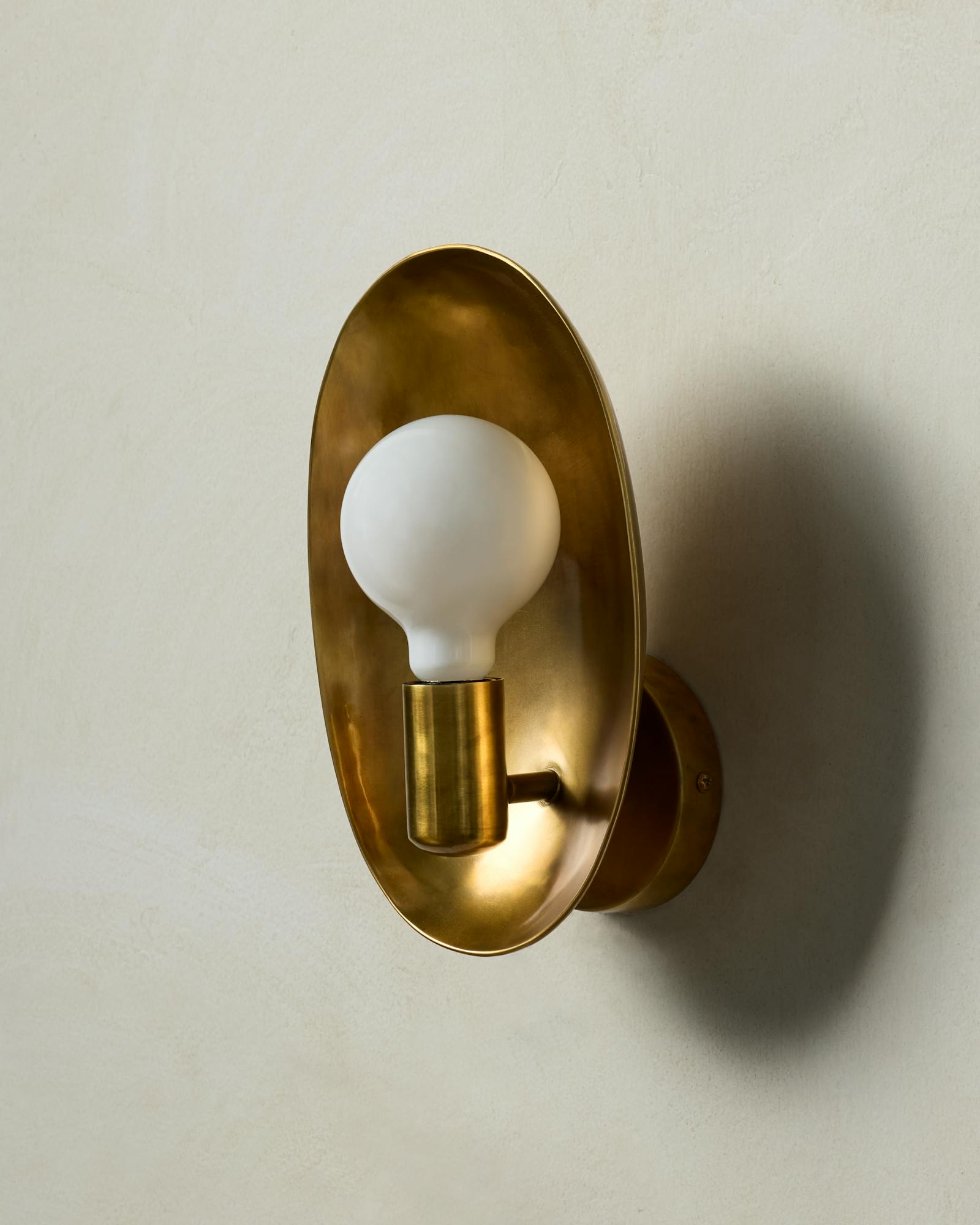 Marguerite Sconce - Antique Brass 7.6w X 12h X 5d