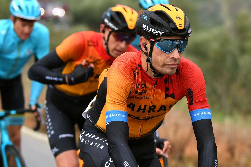 GRAZALEMA SPAIN FEBRUARY 19 Mikel Landa of Spain and Team Bahrain McLaren during the 66th Vuelta a Andaluca Ruta del Sol 2020 Stage 1 a 1738km stage from Alhaurn de la Torre to Grazalema 911m VCANDALUCIA UCIProSeries on February 19 2020 in Grazalema Spain Photo by David RamosGetty Images