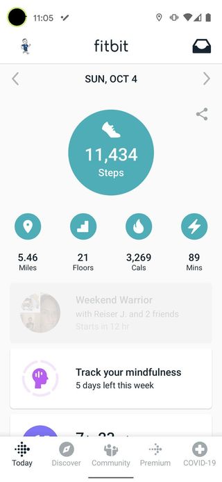 Fitbit Charge 3 data 1