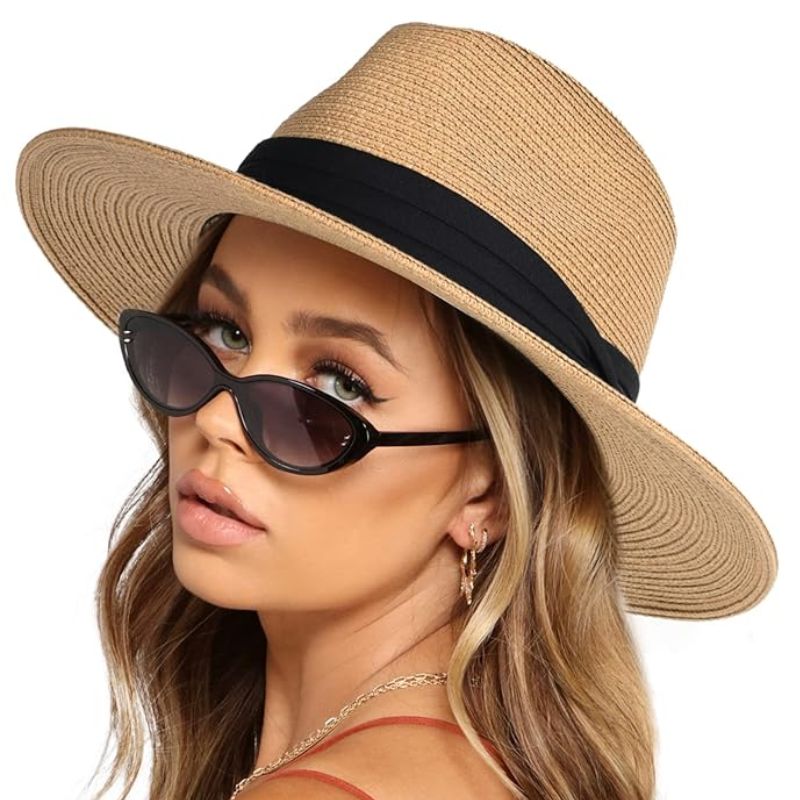 Amazon, sun hat with black ribbon