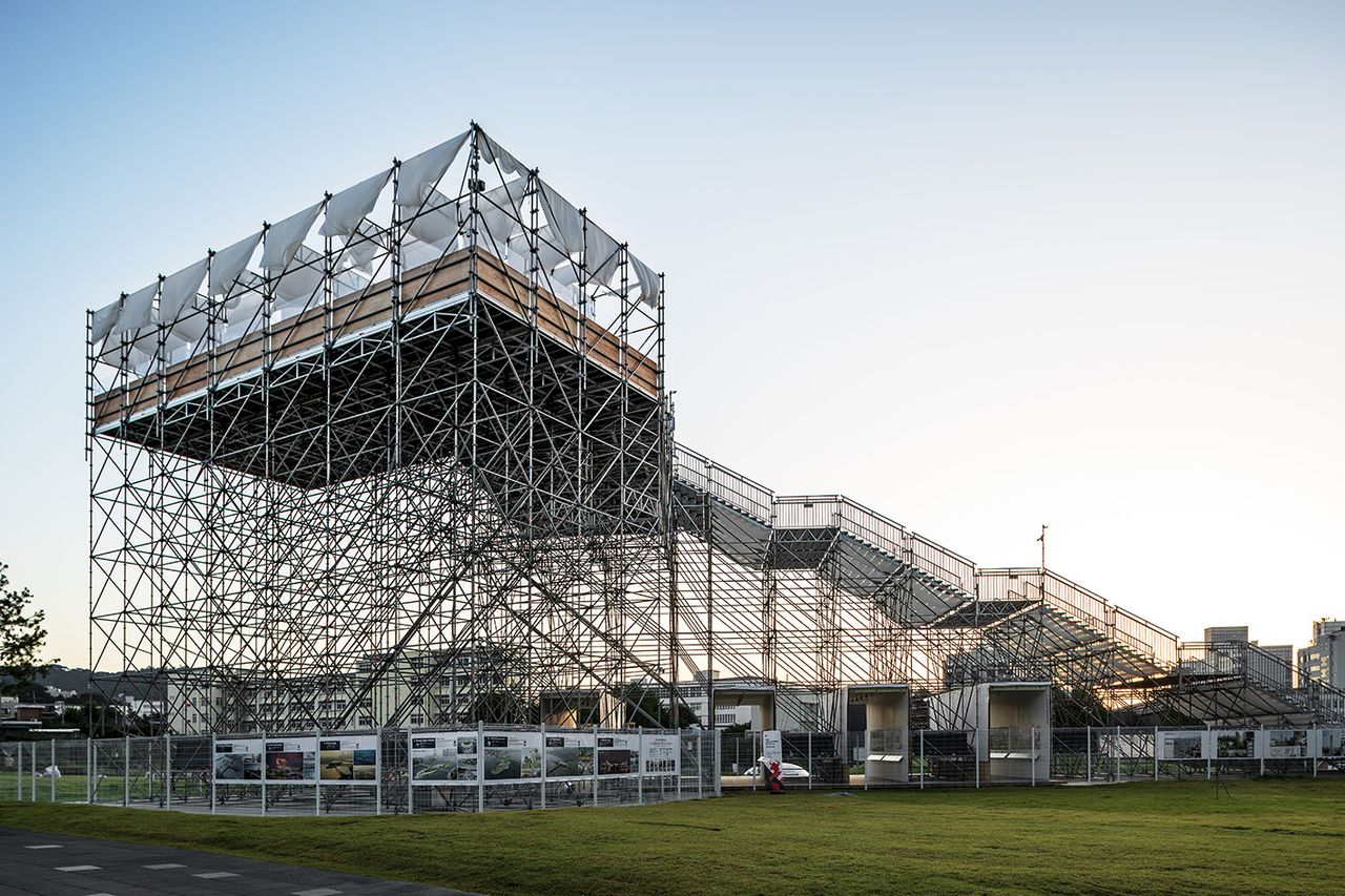 Sky Pavilion at the 2023 Seoul Biennale of Architecture and Urbanism in South Korea