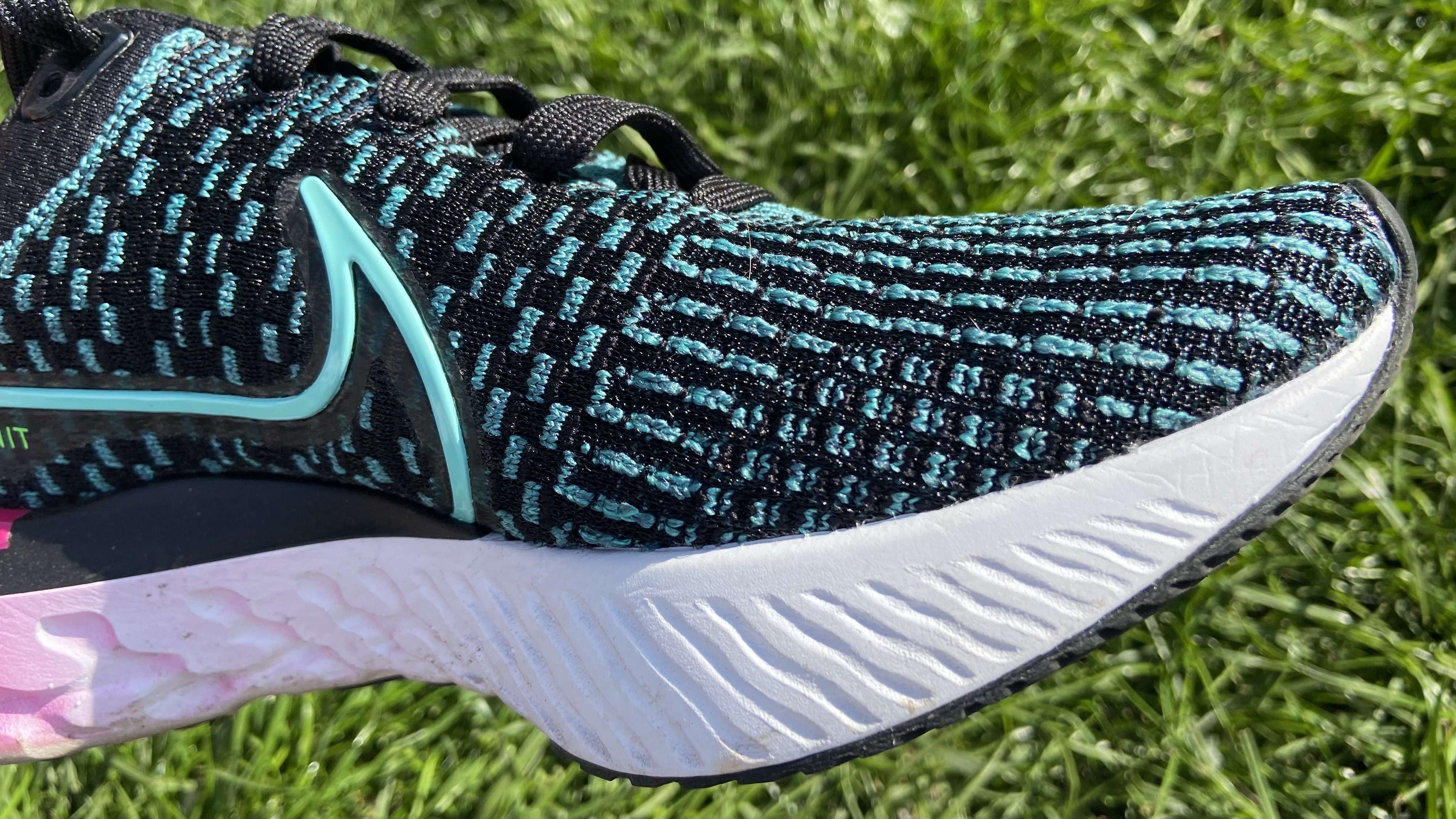 a photo of the upper of the Nike React Infinity Flyknit 3