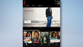 Netflix app on Android