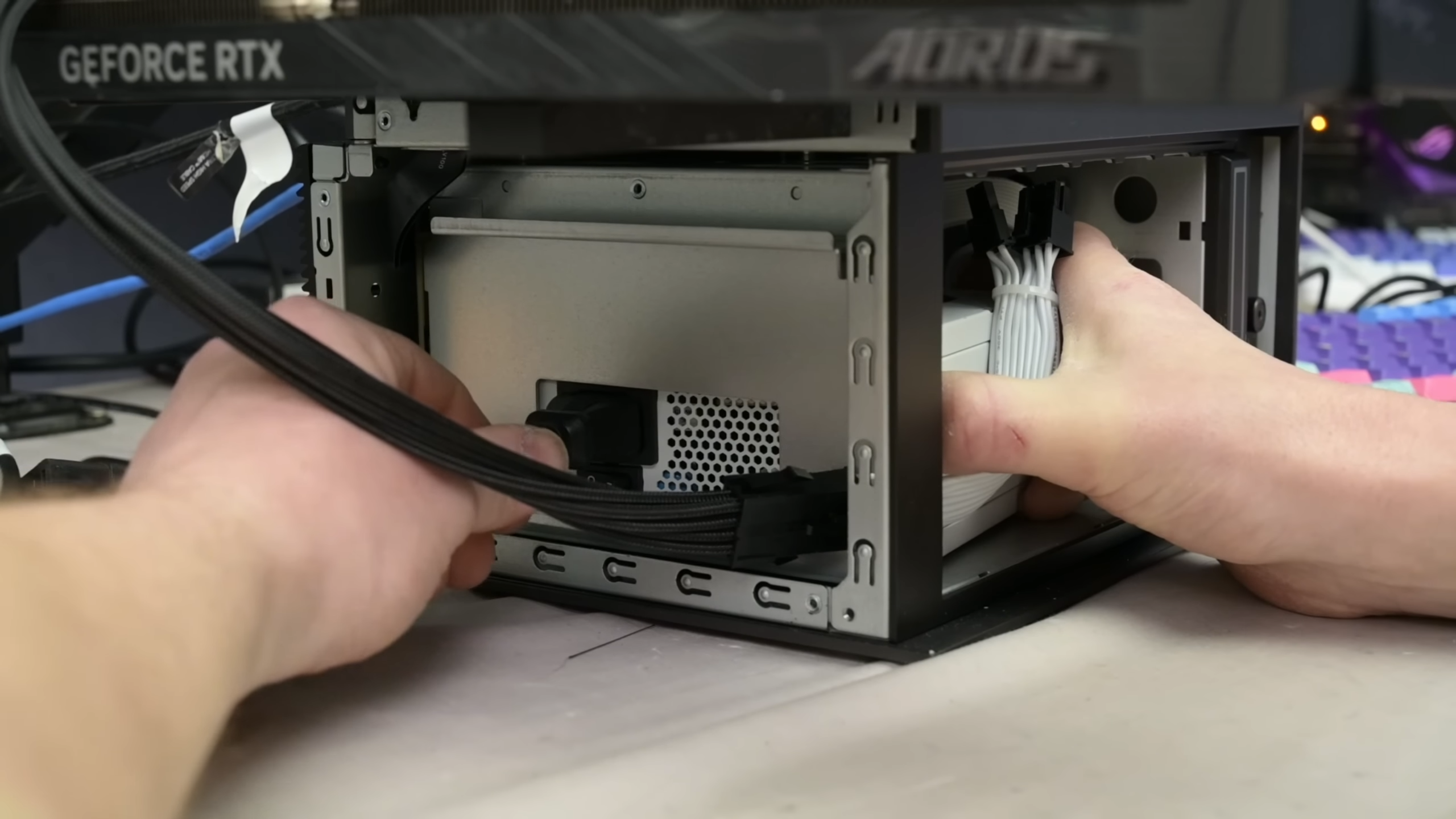 Putting an RTX 5060 inside a ZimaCube 2 NAS server