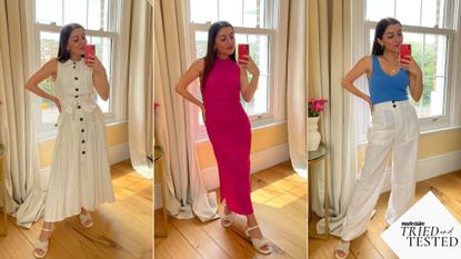 Fashion Editor Zoe Anastasiou tries on the best petite summer buys