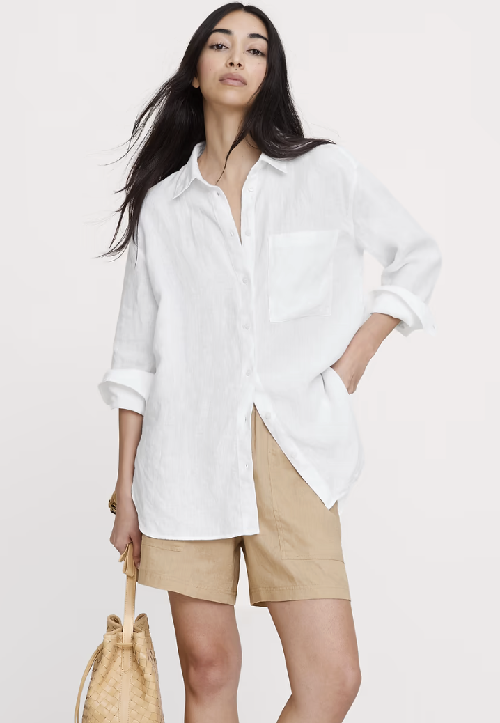 Banana Republic, The Oversized Linen Shirt (Was $95)