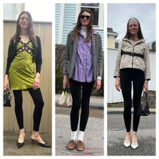 Julia Gall in Black Leggings Outfits