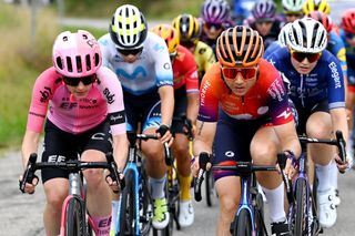 Kathrin Hammes and Audrey Cordon-Ragot on the attack at the Tour de France Femmes