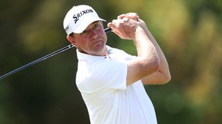 Lucas Glover takes a shot at the Sanderson Farms Championship