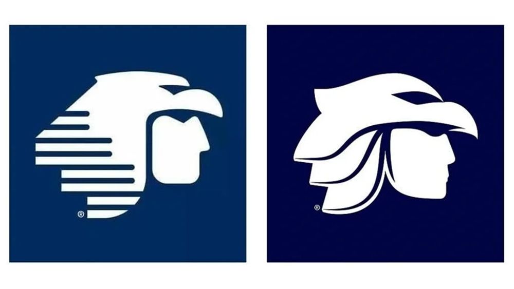 Aeroméxico logo before and after