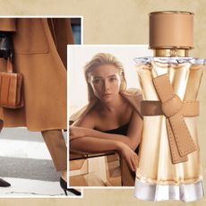 florence pugh next to max mara fragrance