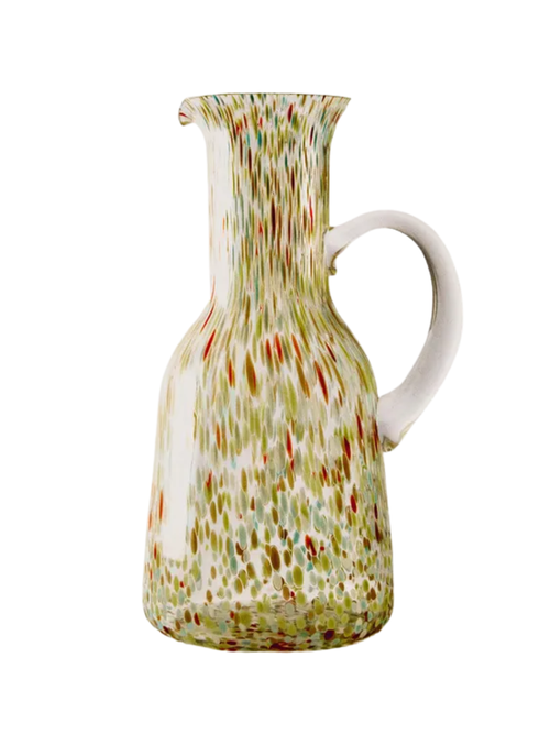 Multicolor Glass Pitcher