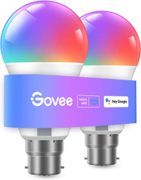 Govee RGBWW B22 Smart Bulbs (2 pack):&nbsp;was £18.99, now £13.29 at Amazon (save £5)