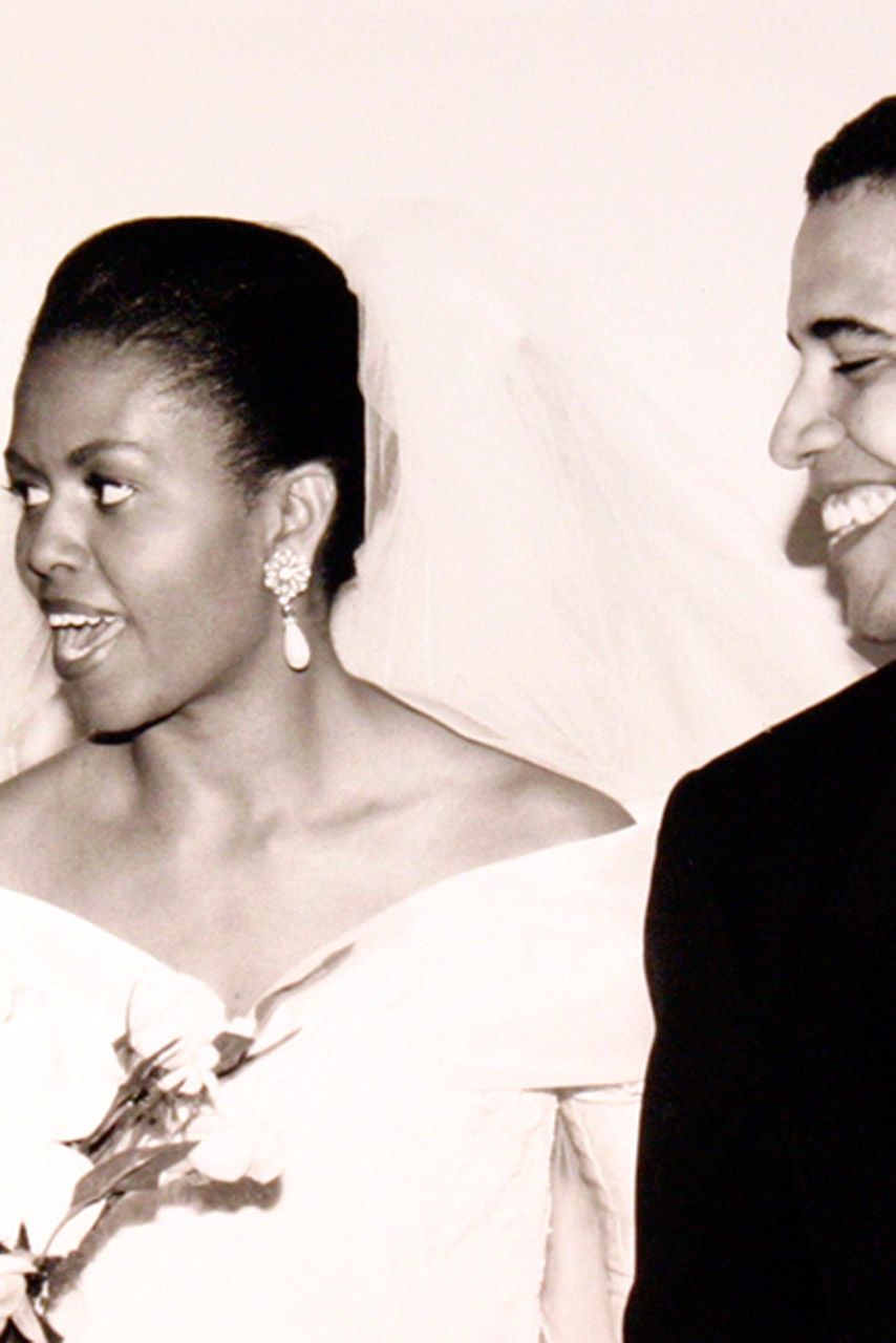 Michelle Obama and Barack Obama