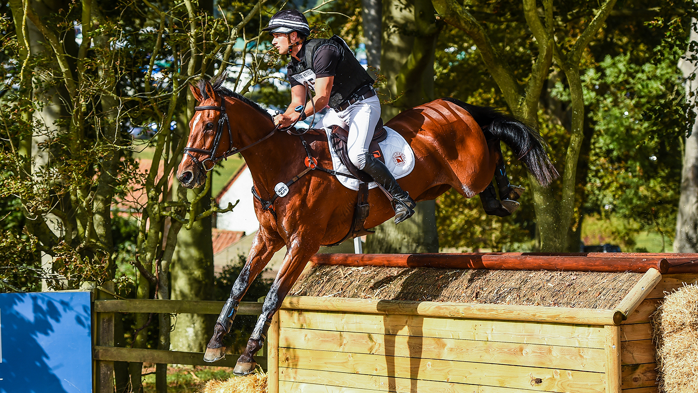 James Avery riding MR SNEEZY in CCI-L 4* Section L during the dressage phase of the BURNHAM MARKET INTERNATIONAL (3) held at Sussex Farm near Burnham Market in Norfolk in the UK on the 20th September 2020