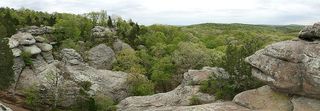 'Garden of the gods' in Illinois' Shawnee National Forest.