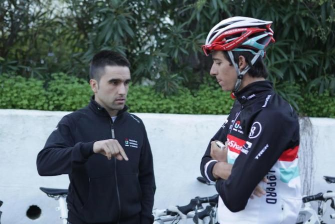 New trainer Josu Larrazabal and Jesse Sergent
