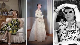 Three photos of Mamie Eisenhower