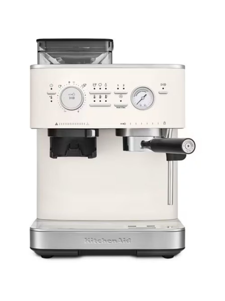 Semi Automatic Espresso Machine With Burr Grinder