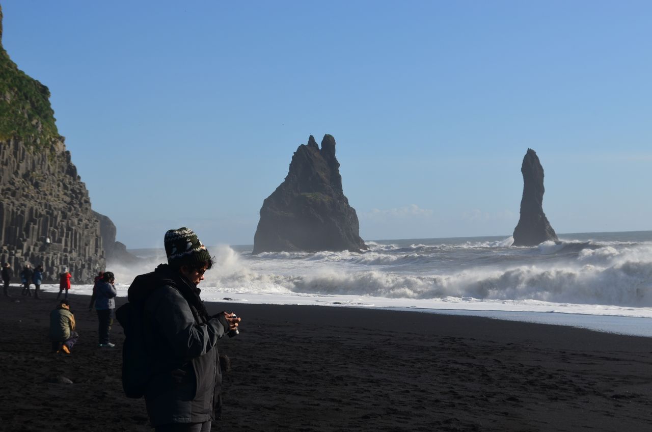 A photo of a person taken in Iceland on the Nikon D5100 DSLR camera