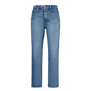 cut out image of straight leg jeans from good american