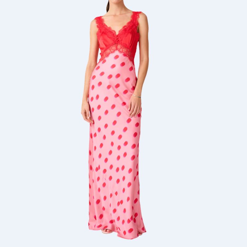 Image of pink and red dress
