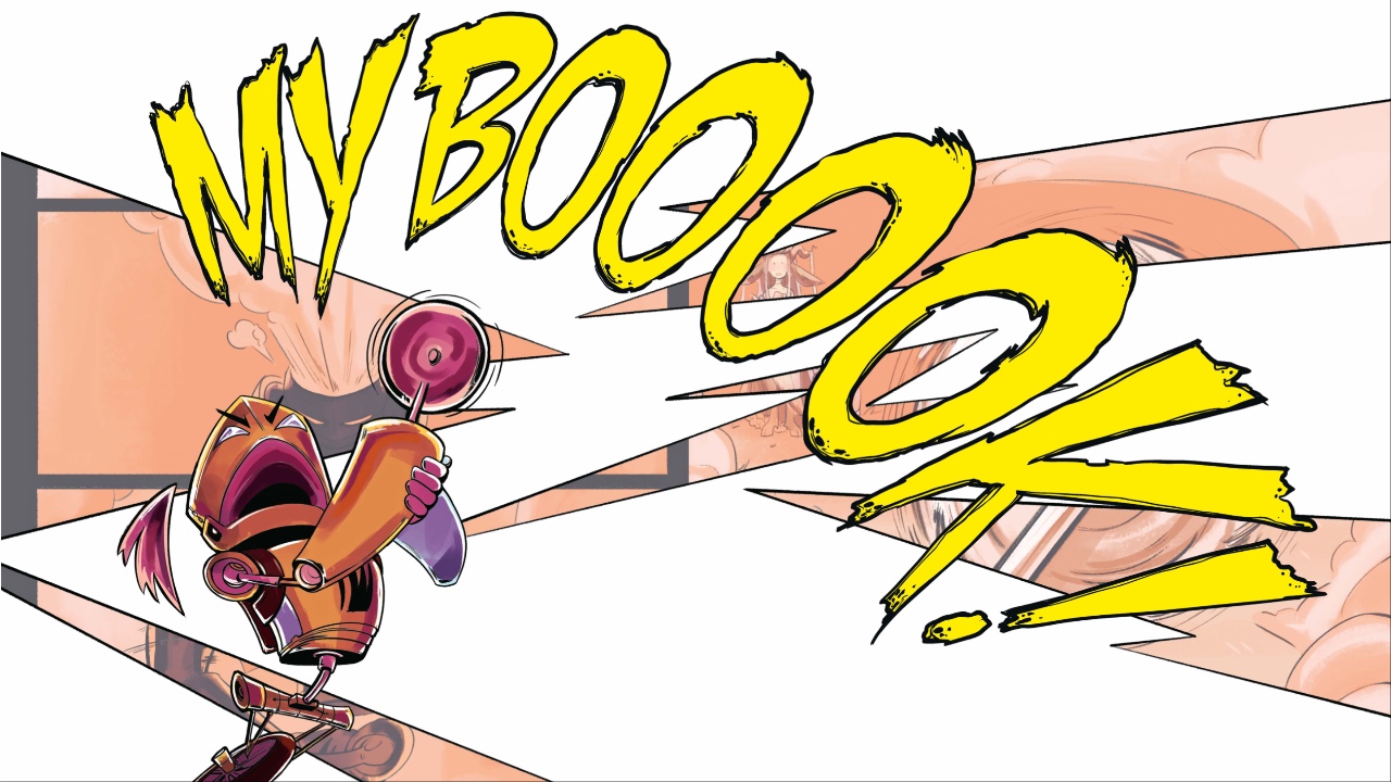 Sam Riegel'in Smiley Günü'nden sayfa! kitap