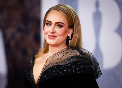 Adele attends The BRIT Awards 2022 at The O2 Arena on February 08, 2022 in London, England