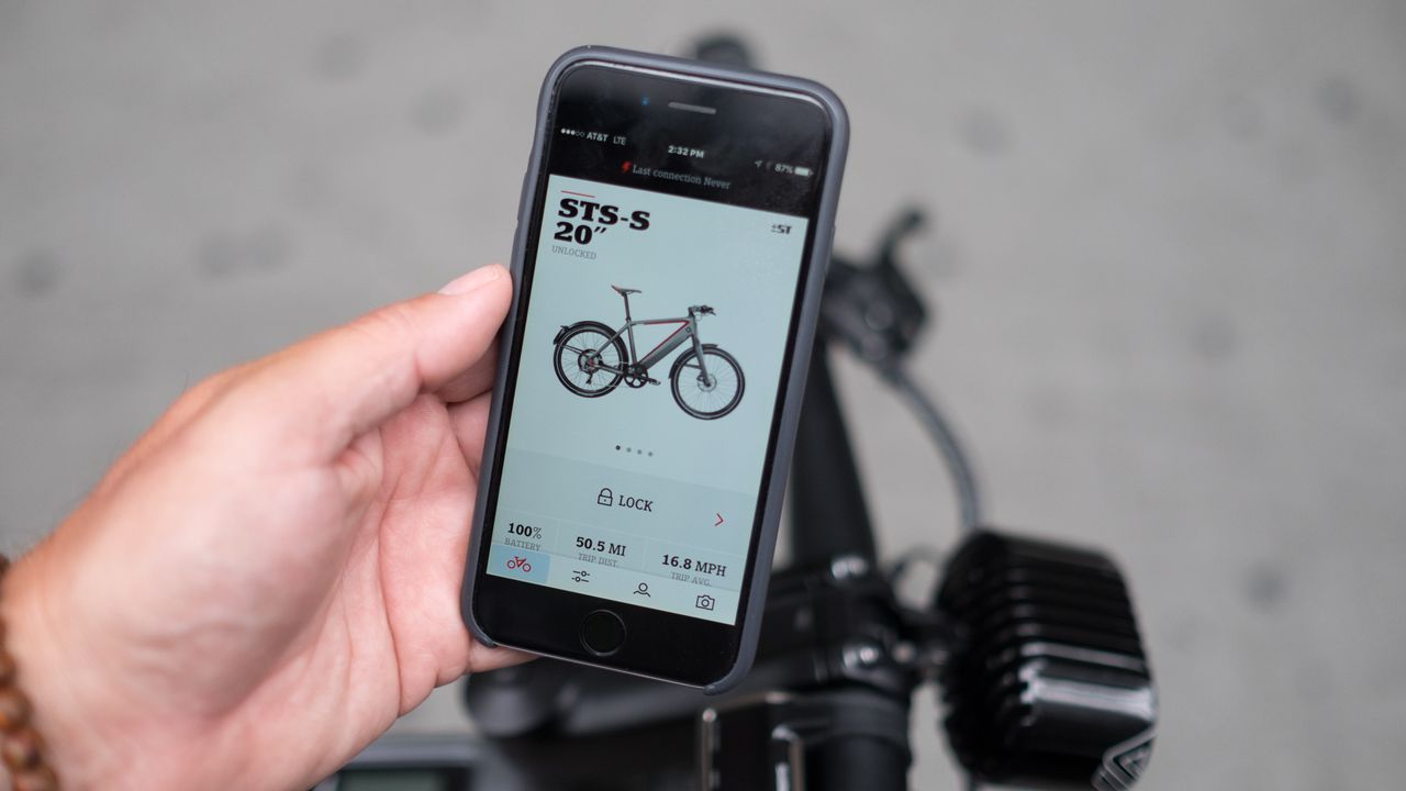 An accompanying app, lets you control all the bike's settings
