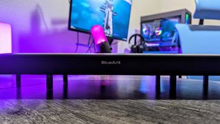 Image of the BlueAnt Soundblade Under-Monitor Soundbar.