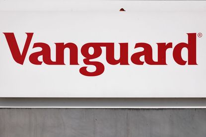 Vanguard signage outside the company's campus in Paoli, Pennsylvania, US, on Tuesday, October 8, 2024